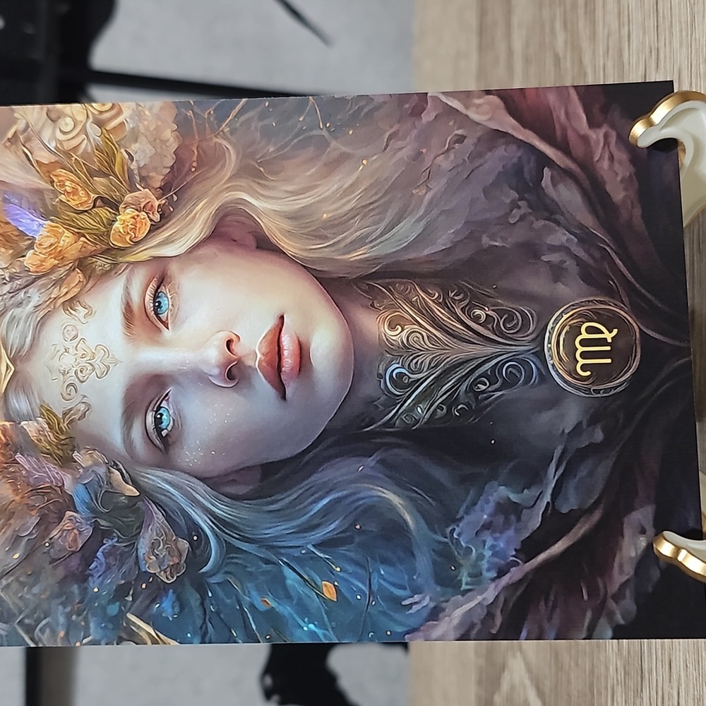 4x6 Virgo Zodiac The Maiden Art Print - Picture 3 of 4